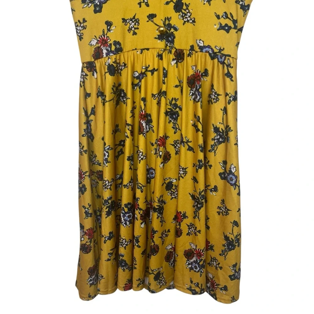 Weissman Showtime Under The Boardwalk 13036 Dance Costume floral print dress - Picture 5 of 8